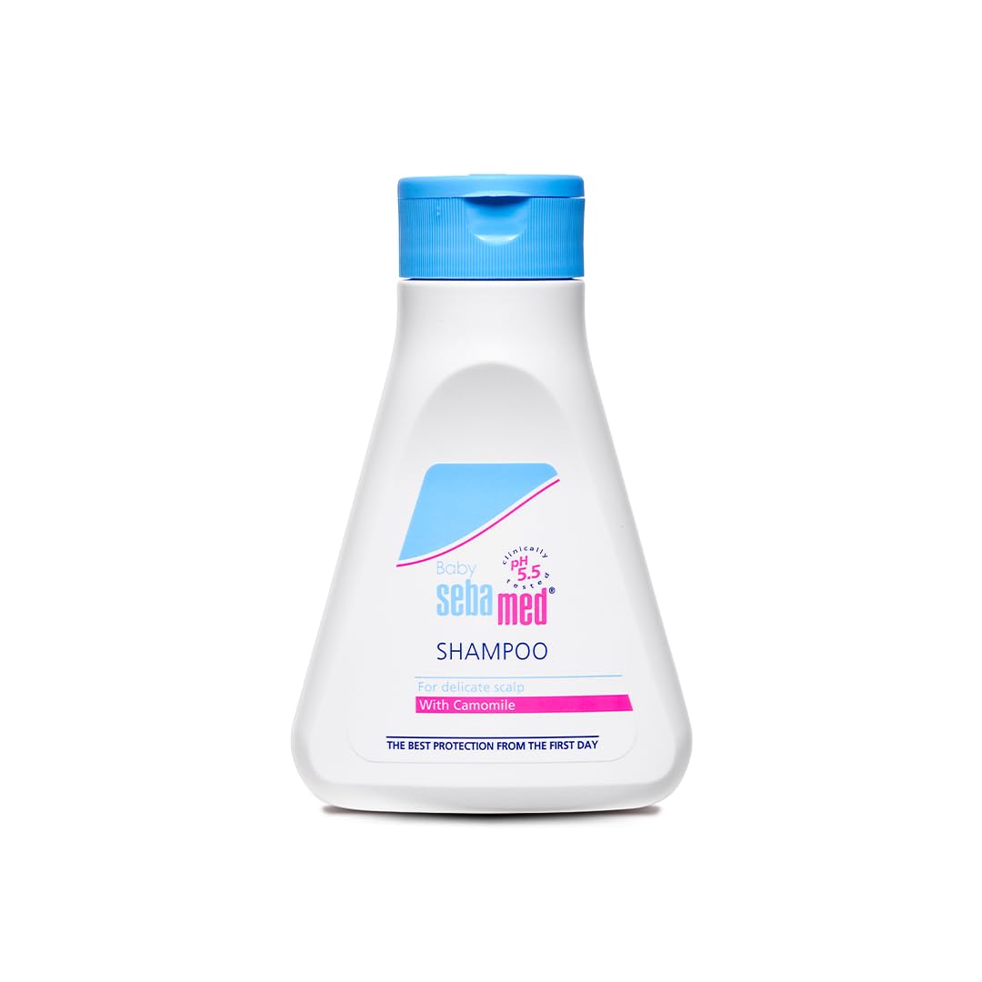 Baby Sebamed Shampoo|pH 5.5| Ideal for Newborn’s delicate scalp| No Tears | 150 ml