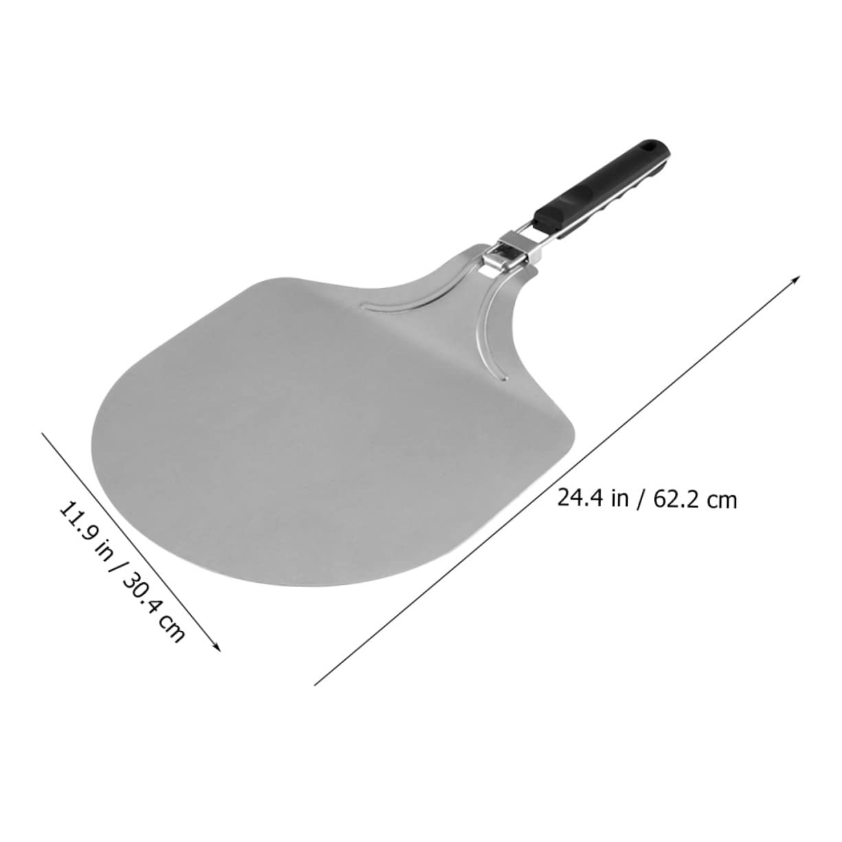MAGICLULU Pelle Acier Inoxydable avec Poignée Antidérapante Outil de Transfert pour Gâteaux et Pizzas pour Restaurants et Cuisine Maison