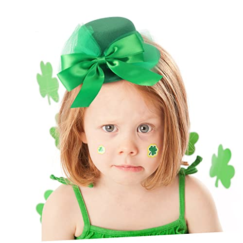 Accessoires de costume de fête Saint-Patrick pince à cheveux chapeau vert pulpe - 5