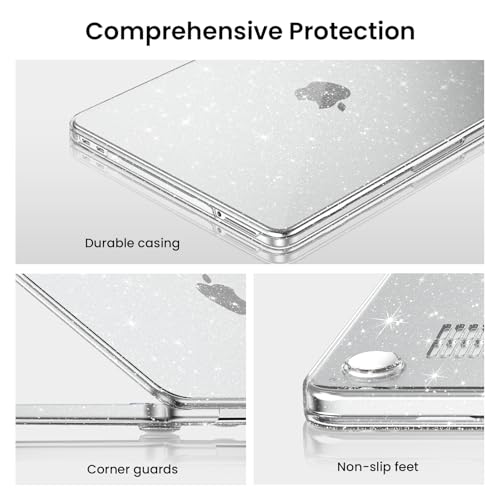 Image of BlueSwan Case for MacBook Neo Cover 13 inch 2026 A3404 Glitter Hard Shell