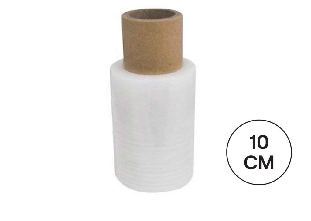 DRW Film Transparent d'emballage Petit 12 bobines 125 mm x 23 m