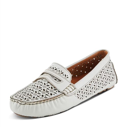 Image of Spring Step Crain Women's Laser-Cut Out Moccasin with Removable Insole