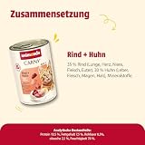 animonda Carny Katzen Nassfutter Rind + Huhn (6 x 400g), getreidefreies Katzen Nassfutter ohne Zucker, mit frischen fleischigen Zutaten