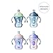 Tommee Tippee Trainer Flippee Straw Cup, Soft Straw, BPA-Free - 8 Ounce, 2 Count (Designs Will Vary)
