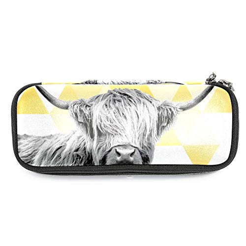 Preisvergleich Produktbild Personalisierbares farbiges Federmäppchen, Kapazität, Stifteetui, Doppelreißverschluss, Schreibwaren-Tasche, Kosmetiktasche mit Fächern für Mädchen, Jungen und Erwachsene