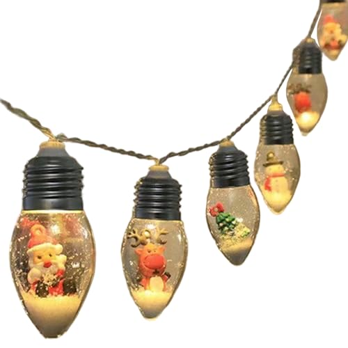 Guirlande lumineuse sapin de Noël rétro 20 LED, le cadeau idéal pour illuminer les fêtes