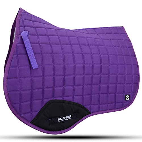 GLP General Purpose Saddle Pads/Horse Numnah Cloth (Full, Purple)