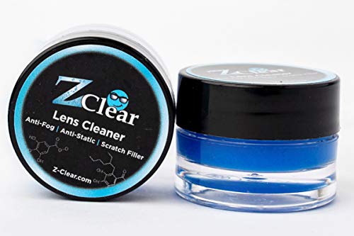 Z Clear Lens Cleaner & Anti-Fog: Paste 2 Pack | Stays Cleaner for Longer - Anti-Static - Scratch-Filler | Safe on All Lenses, Alcohol & Ammonia Free | All Glasses, Goggles, Optics, Masks