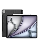 KU XIU Slim Magnetic Case for iPad Pro/iPad Air 11 Inch (M2 M3), Compatible with Magic Keyboard and Support Apple Pencil 2 Charging, Carbon Fiber Texture iPad Pro 11-inch 1st/2nd/3rd/4th Portable Case