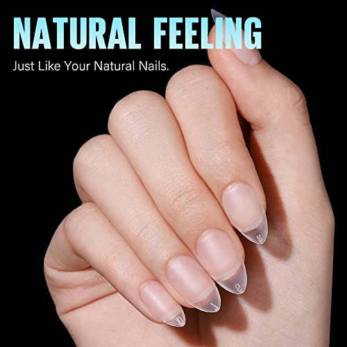 TOMICCA Short Almond Nail Tips - Image 2