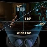 DPVR E4 VR Headset - PCVR Virtual Reality Headset for PC Games with Controller, Compatible with SteamVR - Image 5