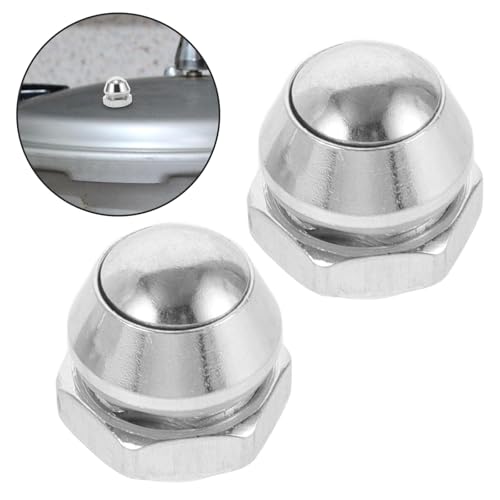 Válvulas de alivio de seguridad para ollas a presión HOMSFOU, 2 piezas, 14 mm, color plateado, repuestos compatibles con ollas a presión de cocina para protección contra sobrepresión miniatura 7