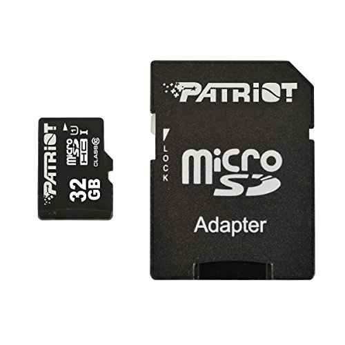 Patriot LX Series High Speed Micro Sdxc Class 10 Uhs-I bis zu 70 MB/s aktarım hızları – parent asın 32 GB Siyah PSF32GMCSDHC10