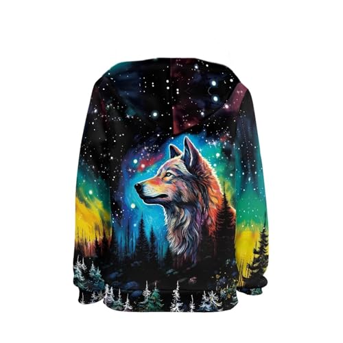 Unisex Kids Sweatshirt Boys Girls, Breathable Soft Hooded Kangaroo Pocket Pullover Hoodies for Teens4