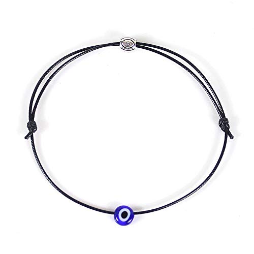 9 Pcs Evil Eye Kabbalah Anklet Braided Bracelet Turkish Eyes Handmade Adjustable Red Rope Bracelets Waterproof Lucky Amulet Friendship String Bracelets Bangles for Women Men Girls Beach Jewelry - Image 4