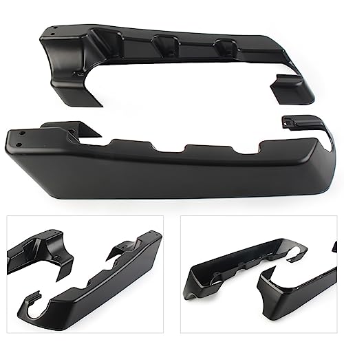 Bacar Powersports Extensiones de Alforjas Endurecidas 4" para Harley Touring Road King 2014-2022, Negro Mate miniatura 5