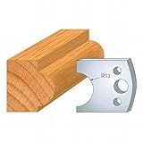  Fers de Toupie - Hauteur 40 mm - Epaisseur 4 mm - 2 trous diamètre 6 mm entraxe 24 mm