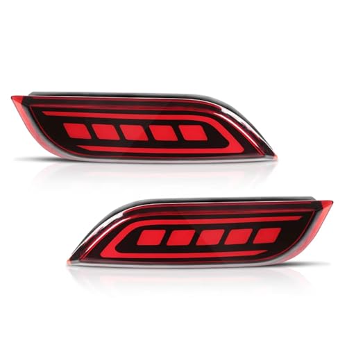 Feux arrière réflecteurs de pare-chocs Subaru Impreza, XV, Crosstrek, clignotants dynamiques LED