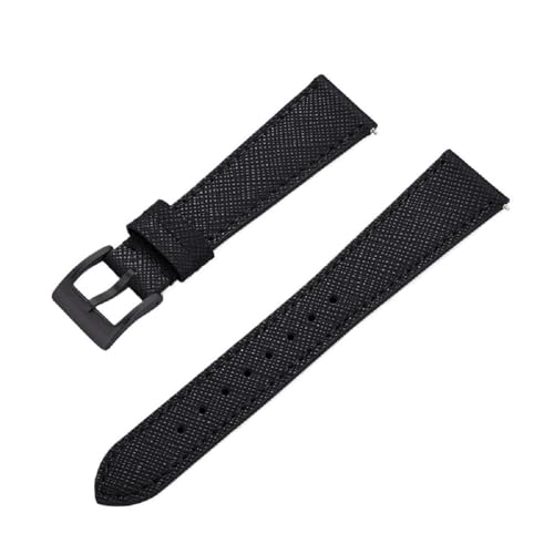 Bracelet de montre en cuir cousu vintage anti-rayure à pompe flash