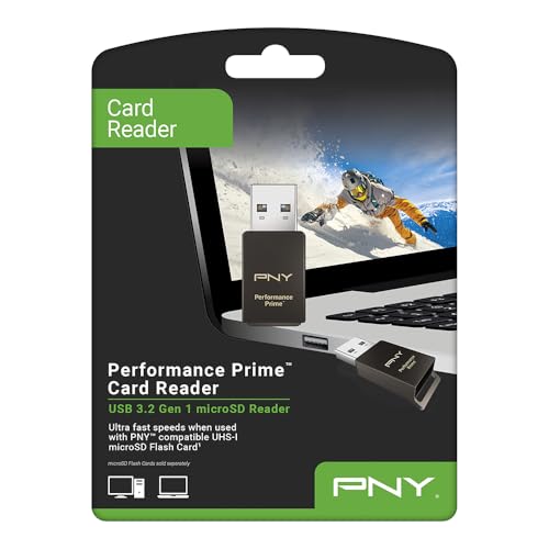 PNY Performance Prime Lecteur de carte microSDXC USB 3.2 Gen 1 - vue 8
