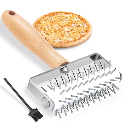 Professional Dough Roller with Stainless Steel Spikes