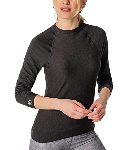 Damart - T-Shirt Col Rond Comfort Thermolactyl 3 Femme, Col Rond, Manche Longue Cover
