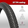 Fincci Pneu BMX 20 x 1.95 Pouces - Set Pliable Pneus 20" avec 2X Chambre a Air 53-406, 30 TPI pour BMX Freestyle, Vélo Enfant 20 Pouces, VTT, Montagne & Course Velo - Adapté aux garçons et aux Fille #2
