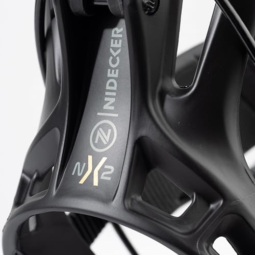 image for Nidecker Flow NX2 Snowboard Bindings – Black – All-Mountain Power 