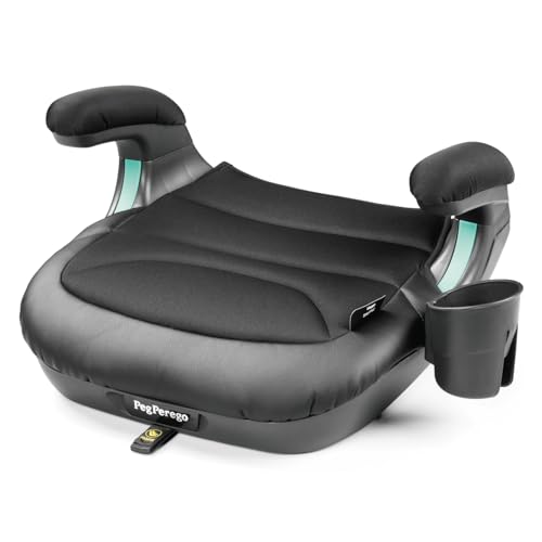 Peg Perego Viaggio Shuttle Seggiolino Auto, Rialzo Auto con ISOFIX per Bambini da 125 a 150 cm (6-12 anni), 22-36 kg, Licorice