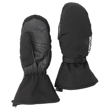 clam ice fishing mittens