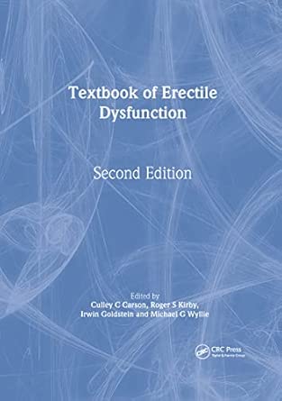 Textbook of Erectile Dysfunction 2nd Edition Textbook of Erectile Dysfunction 2nd Edition book cover