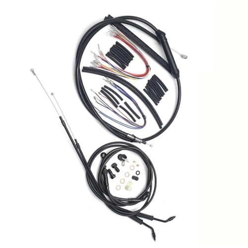 Kit câbles et conduites frein 14"/16" pour moto Harley Softail FXSTC 2007