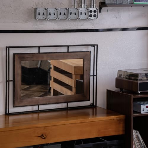 Pilihome WM-2402 Metal Framed Rustic Wall Mirror thumb #4