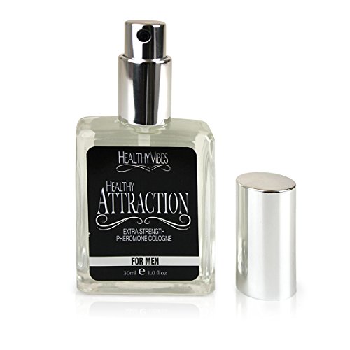 Healthy Attraction Extra Strength Pheromone Oil Infused Cologne for Men - Made with Andronone and Copulandrone Pheromones for Maximum Sexual Attraction - 1 Fl Oz Glass Bottle - Thumbnail 2