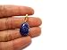 Produktbild 16,3 ct. Echte Lapislazuli Teardrop Anhänger, 18 Karat Gold gefüllt Anhänger, Chakra Anhänger, Heilung Anhänger