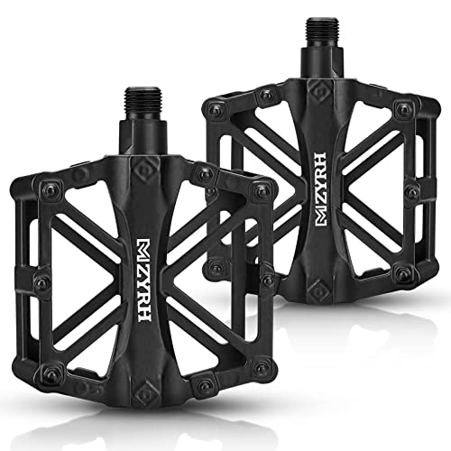 Pedales de Bicicleta, Pedal de Bicicleta de Montaña con Rodamiento Sellado de Aleación de Aluminio, 9/16" Pedales de Bici Antideslizantes para Bicicleta Carretera Bicicletas de Montaña BMX MTB Cover