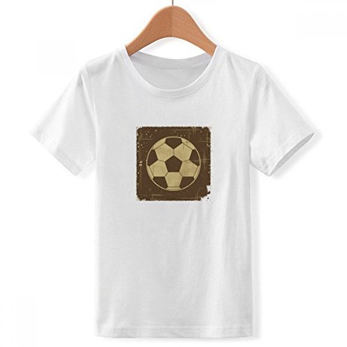 T-shirt football motif noir vêtement sport garçon taille M