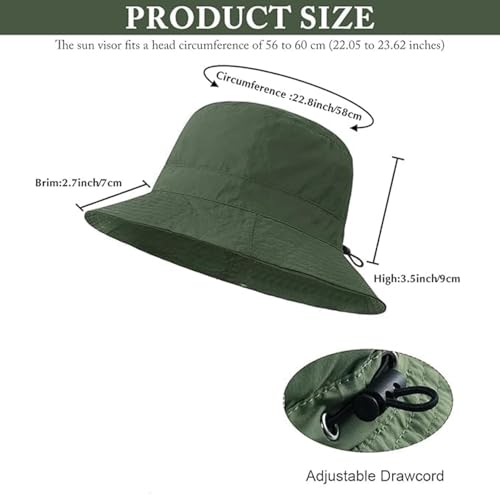 Image of Handcuffs Caps for Mens & Womens Foldable Bucket Hat Lightweight Quick-Drying Waterproof Outdoor Sun Protection Hat with Portable Storage