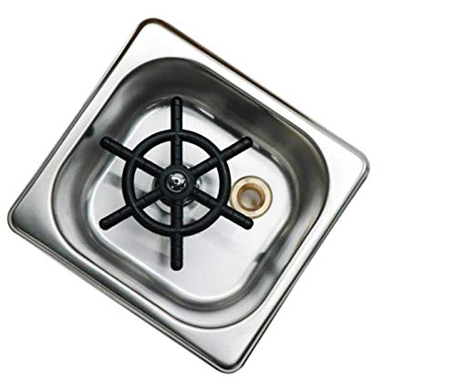 Counter Top Frothing Pitcher Rinser and Glass Rinser