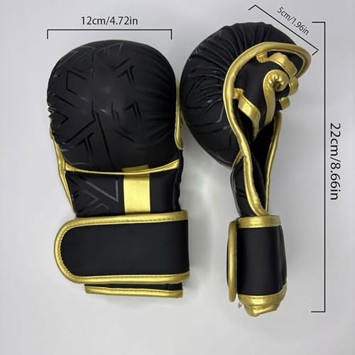 Guantes de boxeo con acolchado ajustable para evitar molestias en bolsa pesada 6