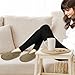 Forfoot Slipper Boots for Women, Woman's Cozy Faux Fur Suede Indoor Fashion Non-Slip Bedrooom Slippers House Shoes Beige Small