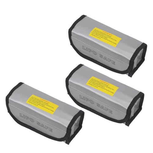 Bolsa ignífuga iplusmile para almacenamiento de baterías lipo en carga y competición