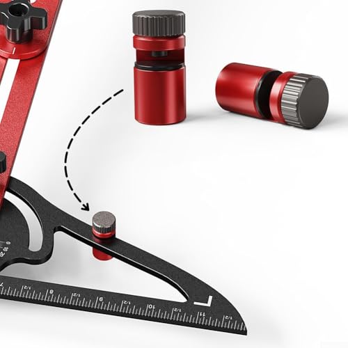 Stair Tread Template Tool, Stair Gauge Set Shelf Layout Measuring Scribe Tool, Solid Stair Tread Gauge for Many Types of Layout Projects - Image 4