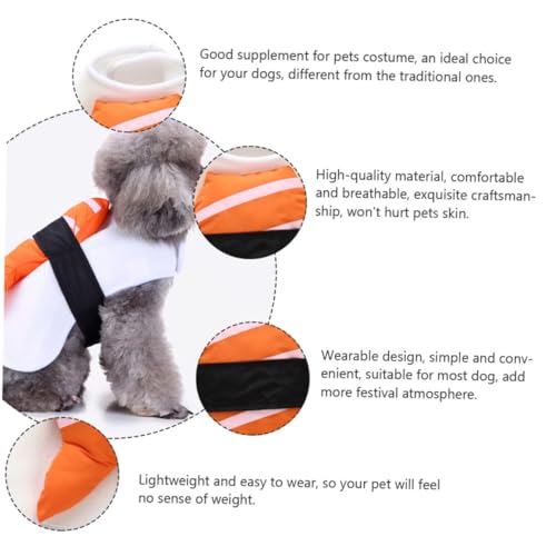 Disfraz divertido para perro estilo sushi talla L miniatura 4