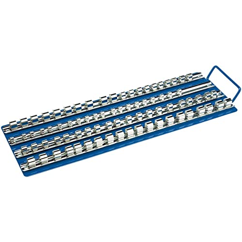 Draper St80B Socket Retaining Bar Carrier, Blu, 1/4/3/8/1/2-Inch Quadrangolare
