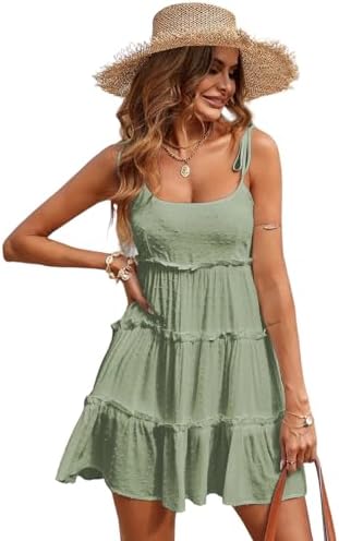 Narecte Womens Summer Dresses Wedding Guest Dresses Beach Sundres...