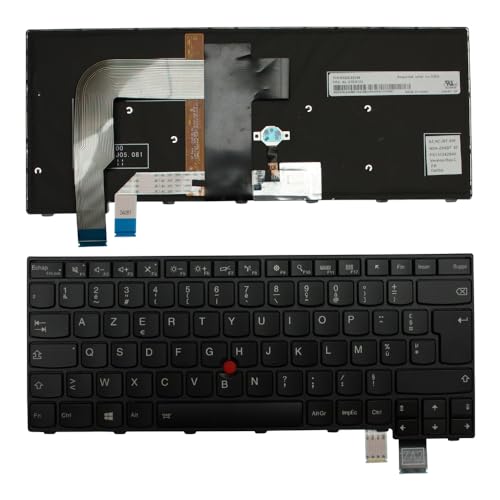 Clavier Lenovo T460S en panne : installez ce clavier de remplacement AZERTY noir