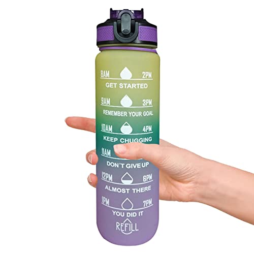 Pewell Borraccia motivazionale - Borraccia con