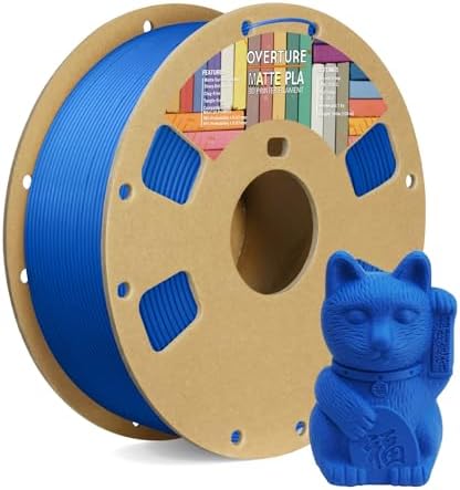 OVERTURE Matte PLA Filament 1,75mm, szpula 1kg(2,2lbs), dokładność wymiarowa +/- 0,03 mm (trawa zielona)