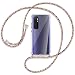 Produktbild mtb more energy® Handykette kompatibel mit Xiaomi Mi Note 10 Lite (6.47'') - Raute Argyle Rosa - Smartphone Hülle zum Umhängen - Anti Shock Full TPU Case